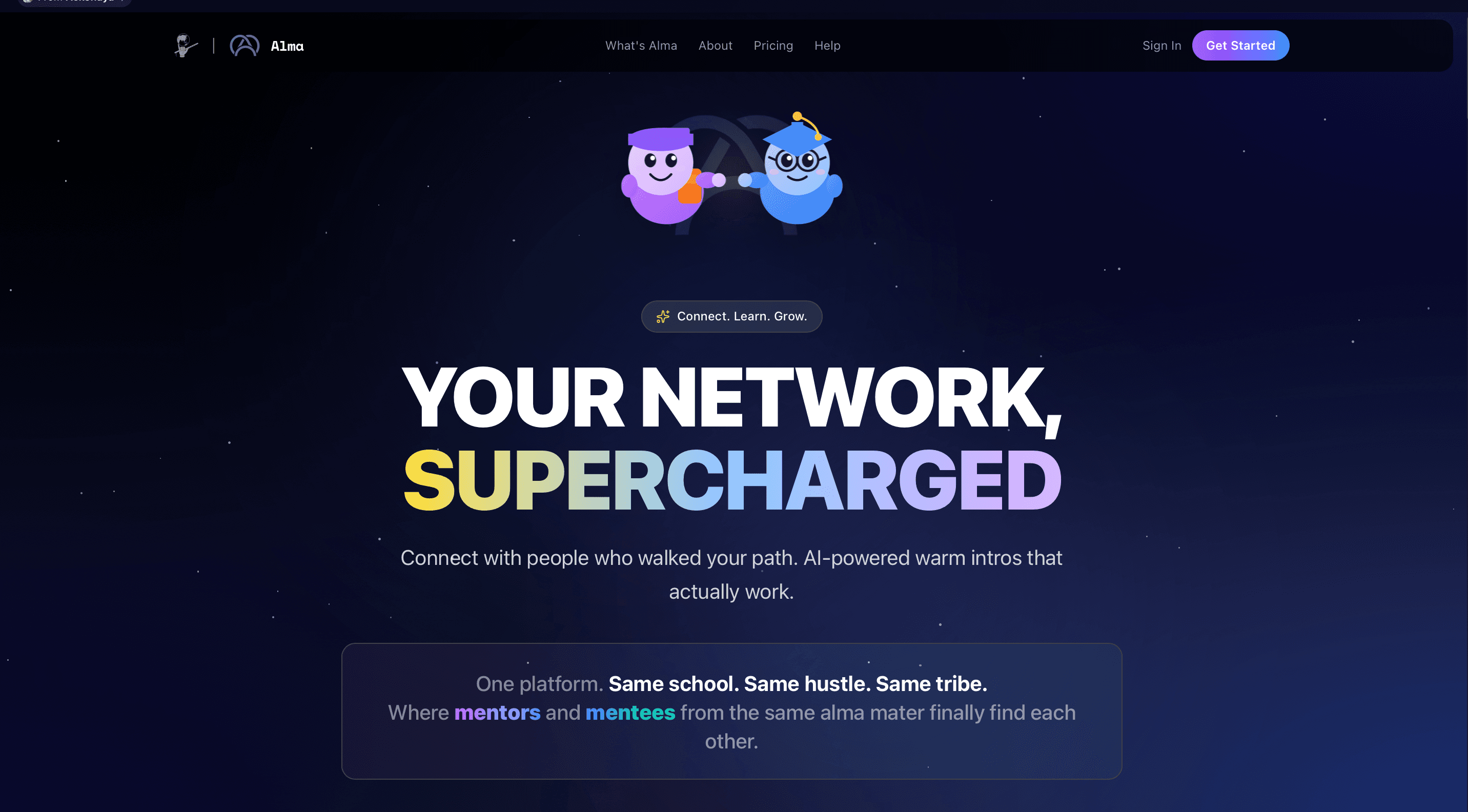 Alma - AI Mentorship Marketplace